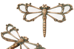 Mirrored Dragonfly Wall Plaque