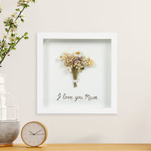 Load image into Gallery viewer, Flower plaque - I love you Mum

