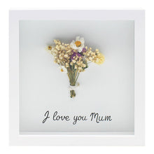 Load image into Gallery viewer, Flower plaque - I love you Mum
