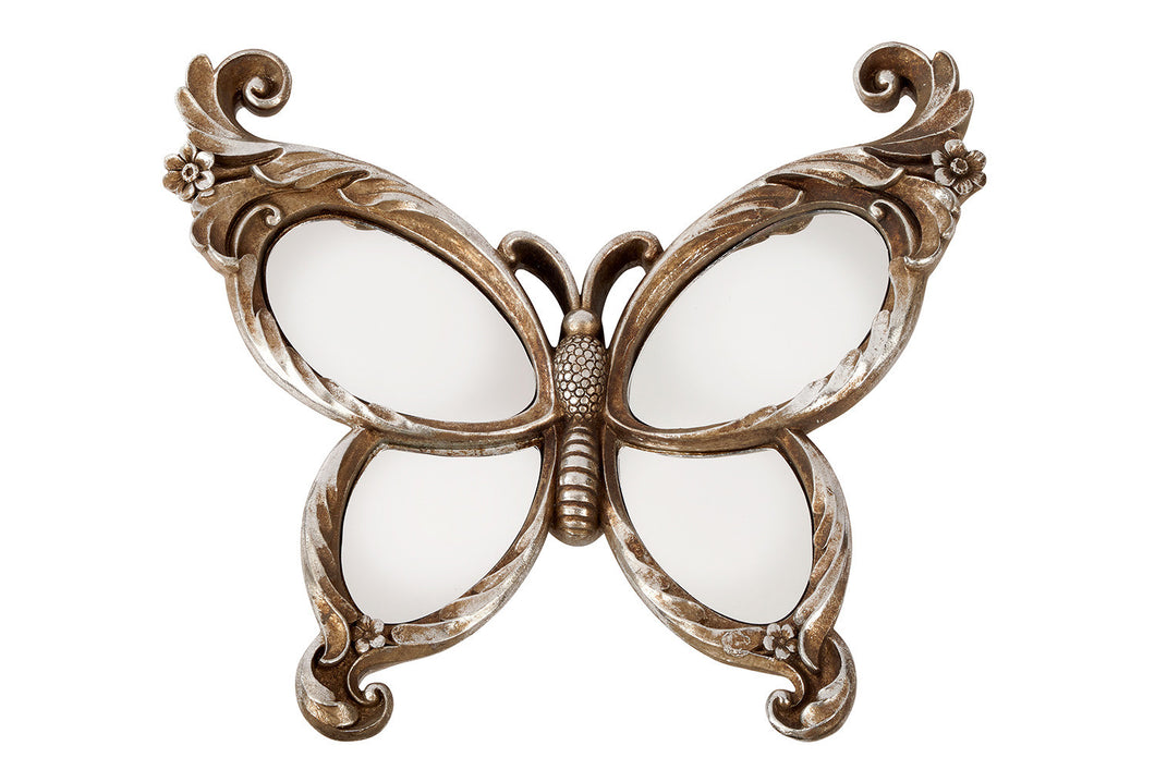 Mirrored Butterfly Plaque