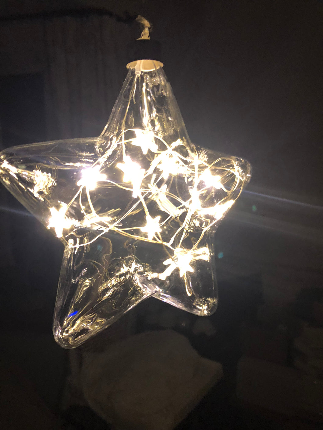 LED small glass star