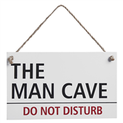 ‘The Man Cave’  - Do not Disturb Sign